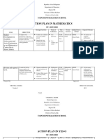 Action Plan in Mathematics