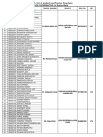 B. Tech. II Semester Section Wise Student-TG List PDF