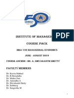 ME COURSE PACK 2019 - Managerial Economics