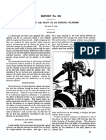 A Study of Air Flow in An Engine Cylinder