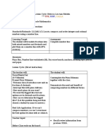 Revised Lesson Plan - 6th Grade Math 5