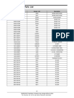 MAIN Electrical Parts List: Sec Code Design LOC Description