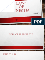 Laws of Inertia