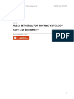 Bethesda For Thyroid Cytology Part List