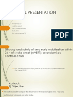 Journal Presentation: Presented By-Vidisha Adarsh MPT (Neurosciences) Evaluator - Dr. Kritika Sharma (PT)