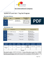 Lock Out Tag Out Program