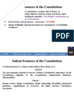 Salient Features of The Constitution