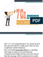 7'Cs of Communication