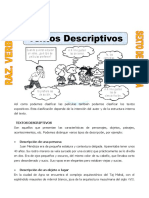 Textos Descriptivos para Sexto de Primaria