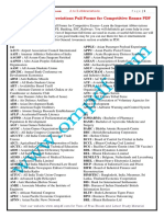 Important A To Z Abbreviations Full Forms For Competitive Exams PDF