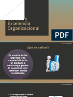 Calidad y Excelencia Organizacional