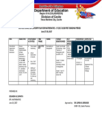 Instructional Supervisory Plan For Mathematics - Sy 2017-2018 First Grading Period June 27-29, 2017