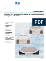 NOPON Sistema de Aireación de Burbuja Fina