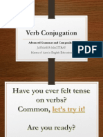 Verb Conjugation: Advanced Grammar and Composition