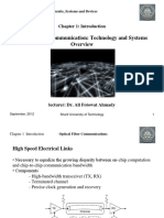 Optical Fiber Communication: Technology and Systems: Chapter 1: Introduction