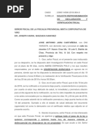 Solicito Reprogramacion de Declaracion y Verificacion Fiscal. Alex Jara