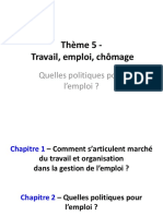 Thème 5 - Travail Emploi Chômage