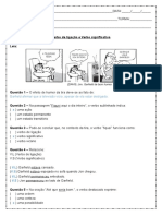 Atividade Verbo de Ligacao e Verbo Significativo 9º Ano Respostas