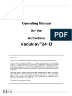 Operation Manual For Vacuklav 24