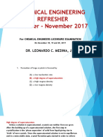 ChE Refresher I November 2017