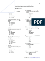 40 Soal Latihan Bahasa Inggris Tentang Simple Past Tense