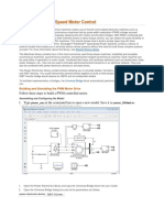 Simulate Variable Speed Motor Control