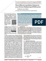 Comparison of Three Different Cancellation Schemes For Orthogonal Frequency Division Multiplexing OFDM System