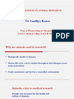 Ethical Issues in Animal Research - ACTREC - 10.1.2019 Dr. Sandhya Kamat