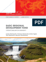 SADC Regional Development Fund Operationalisation Imminent