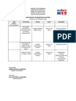 Coordinatorship Narrative Report