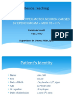 Paraparesis Upper Motor Neuron Caused by Ependymoma