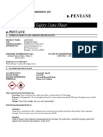 MSDS Pentane