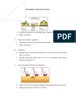 Soil Improvement Technique and Limitations