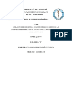 Vigilancia Epidemiológica de Los Factores de Riesgo de Las Enfermedades Respiratorias Agudas en La Comunidad El Corozo