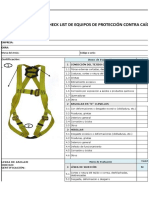 Checklist Arnes y Linea