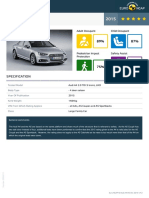 Euroncap 2015 Audi A4 A5 Datasheet