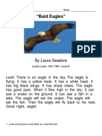  Bald Eagle Article - Common Assessment - Kindergarten