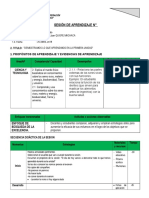 Ciencia y T. Sesión de Aprendizaje N 39