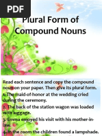 Plural Forms of Compound Noun