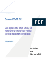 SS 497 Code of Practice For Design Safe Use and Maintenance of Gantry Cranes PDF