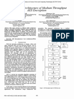 Ejjicient VLSI Architecture 01 Medium Throughput AES Encryption