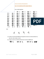 Ej. Sistema de Numeración Babilónico