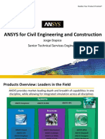 ANSYS For Civil Engineering - Presentation