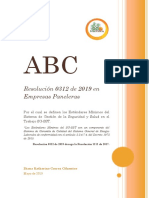 ABC Resolución 0312 de 2019 DC