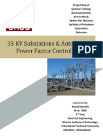 33 KV Substation Project Report 2018 - F