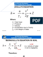 BERNOULLI'S Equation