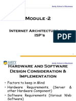 Module - 2: Internet Architecture and ISP's