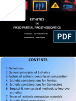 Esthetics in FPD Seminaar 7