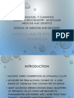 Alcohol and Its Effects On Metabolism