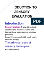 Introduction - Sensory Perception PDF